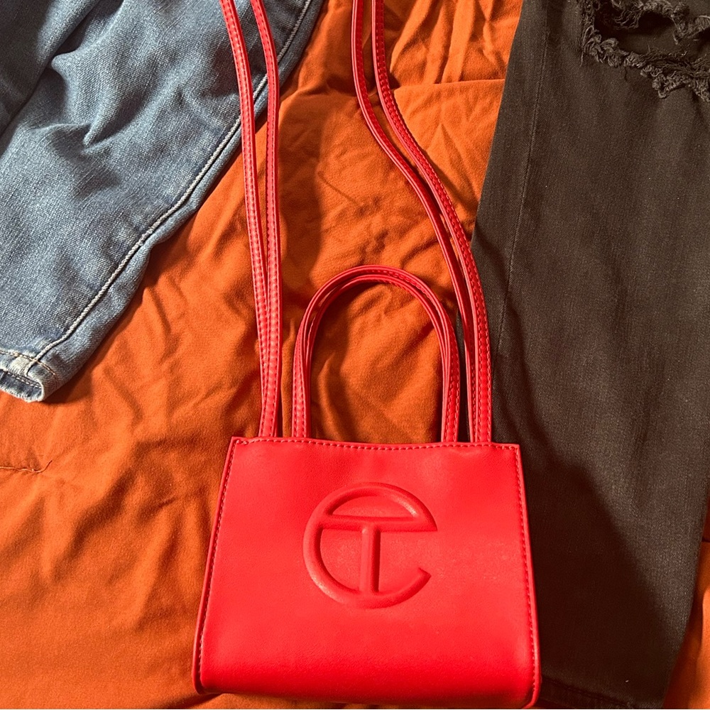 Telfar mini Red bag